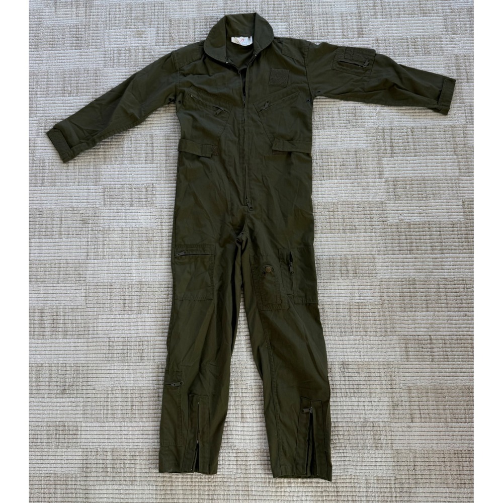 Rothco Youth Flight Suit Intermediate Olive Drab Green Military Coveralls Medium